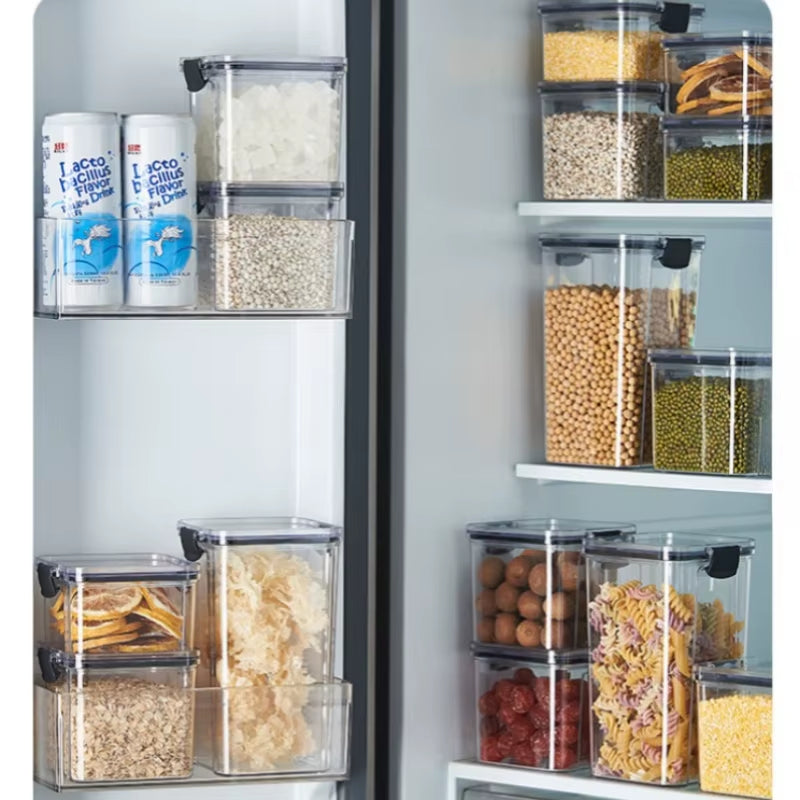 460-1800Ml Kitchen Sealed Jar Stackable Food Storage Box Multigrain Tank Bottle Cereal Candy Dried Fruit Tea Storage Containers