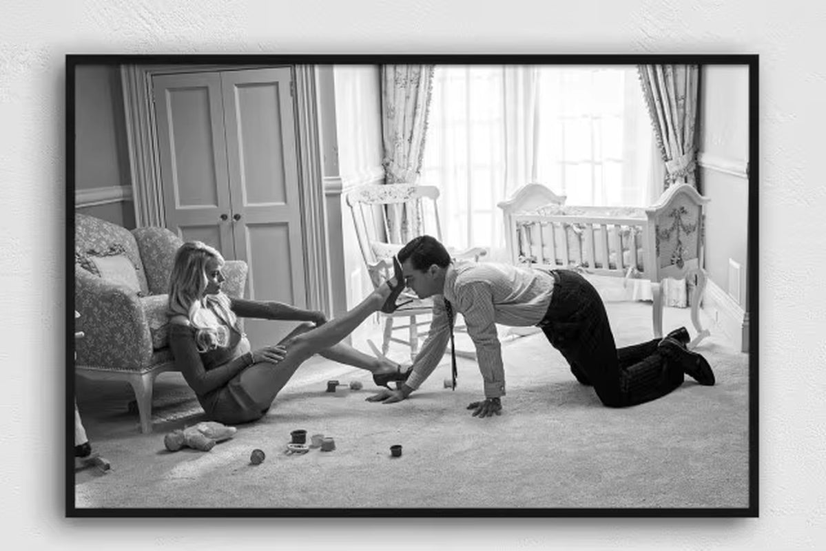 The Wolf of Wall Street Movie Poster Series Leonardo Dicaprio Canvas Painting Aesthetic Wall Art Pictures Home Bed Room Decor