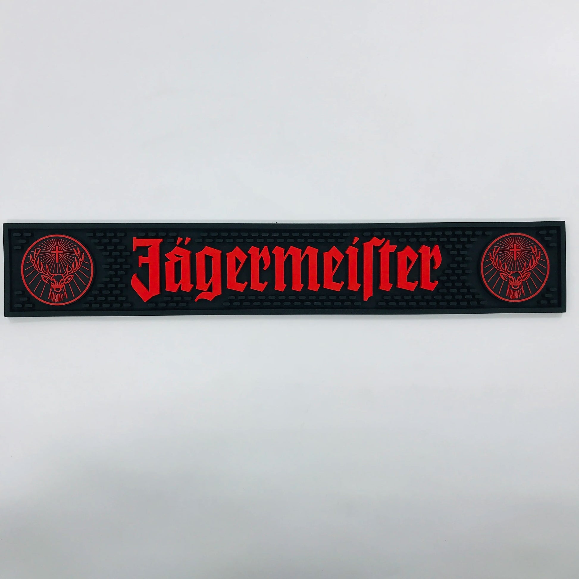Customized Logo Eco-Friendly Modern Soft PVC Rubber Beer Jagermeister Bar Mat