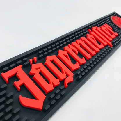 Customized Logo Eco-Friendly Modern Soft PVC Rubber Beer Jagermeister Bar Mat