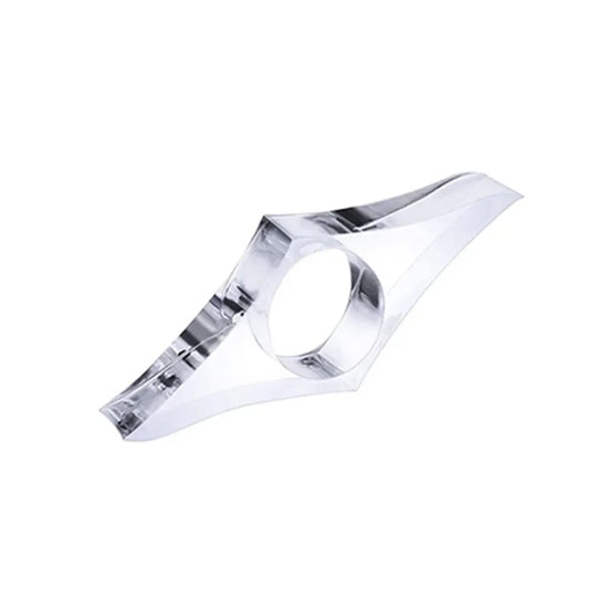 Acrylic Thumb Bookmark One Hand Reading Thumb Book Holder Clear Portable Ring Page Holders Durable Student Fast Reading Tools