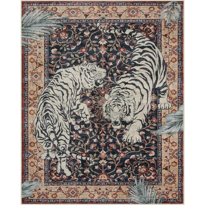 Rug for Living Room Carpet Jungle Tiger Home Decoration Large Area Bedroom Plush Floor Mat Machine Washable Coffee Table Rugs 러그