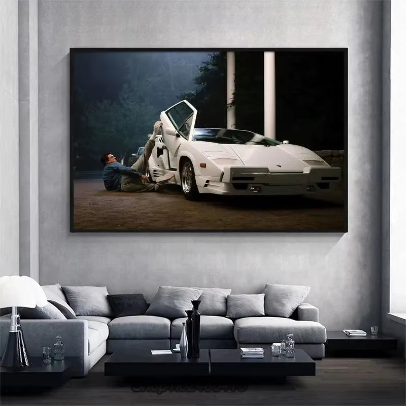 The Wolf of Wall Street Movie Poster Series Leonardo Dicaprio Canvas Painting Aesthetic Wall Art Pictures Home Bed Room Decor